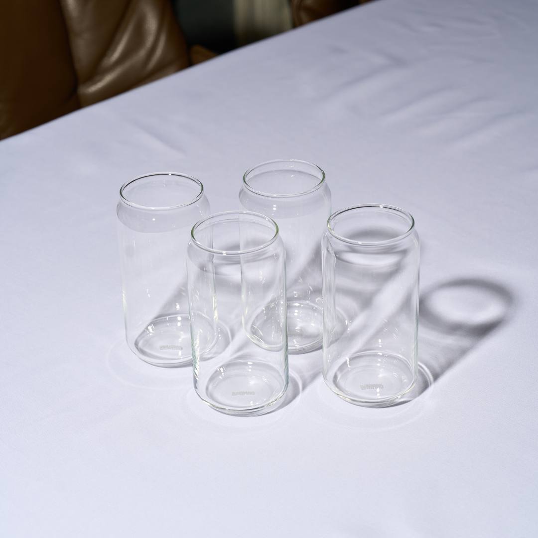 "Next 2 U" glasses (set of four)